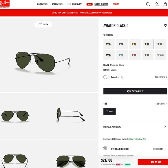 Authentic ray bans - Picture 6 of 6